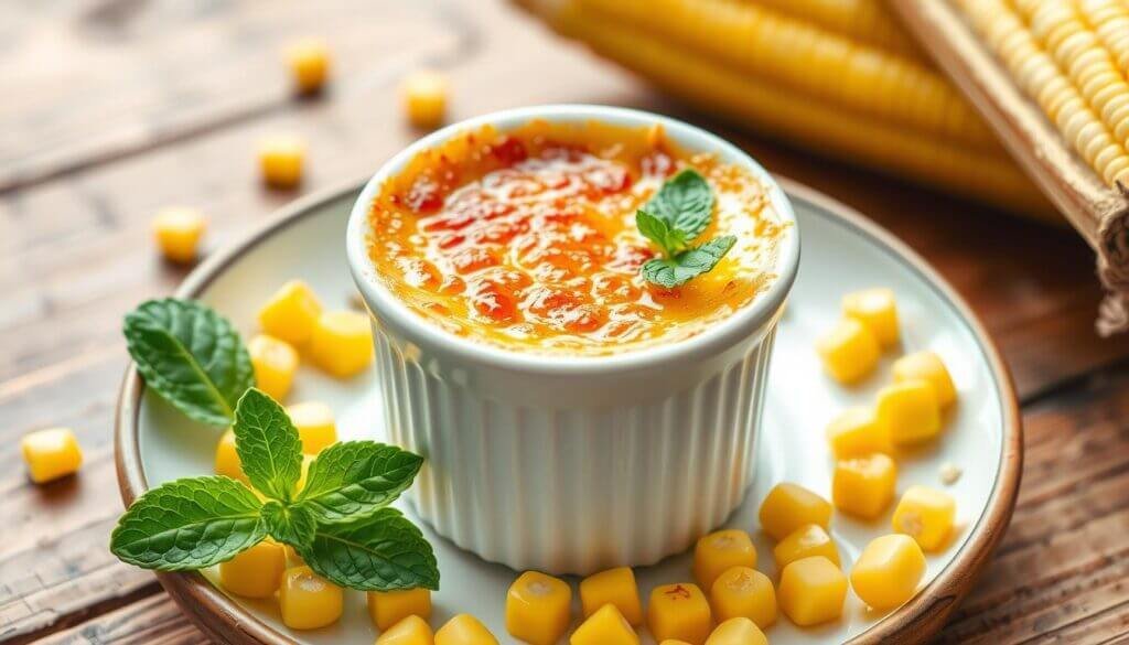 Corn Creme Brulee