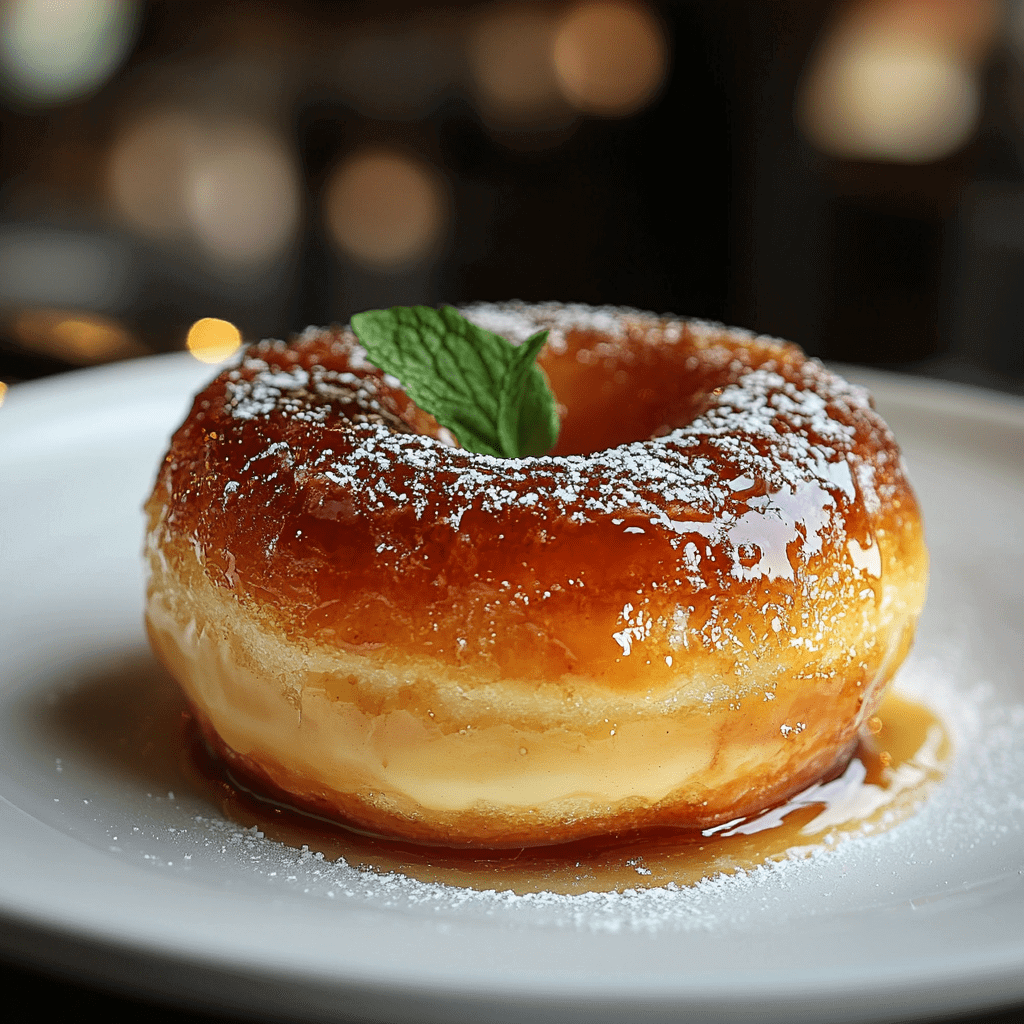 crem brulee donut